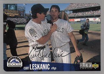 1996 Collector's Choice - Silver Signature #537 Curt Leskanic Front
