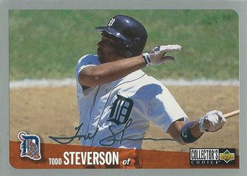 1996 Collector's Choice - Silver Signature #546 Todd Steverson Front