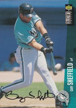 1996 Collector's Choice - Silver Signature #560 Gary Sheffield Front