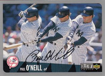 1996 Collector's Choice - Silver Signature #635 Paul O'Neill Front