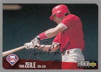 1996 Collector's Choice - Silver Signature #674 Todd Zeile Front