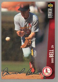 1996 Collector's Choice - Silver Signature #687 David Bell Front