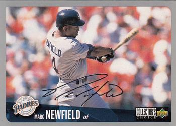 1996 Collector's Choice - Silver Signature #697 Marc Newfield Front