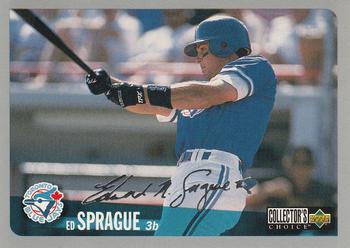 1996 Collector's Choice - Silver Signature #748 Ed Sprague Front