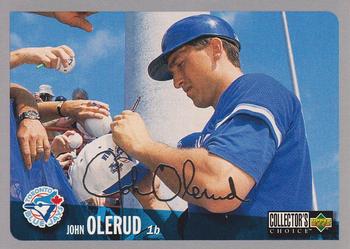 1996 Collector's Choice - Silver Signature #750 John Olerud Front