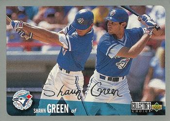 1996 Collector's Choice - Silver Signature #751 Shawn Green Front