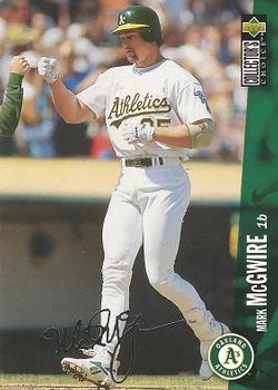 1996 Collector's Choice - Silver Signature #640 Mark McGwire Front