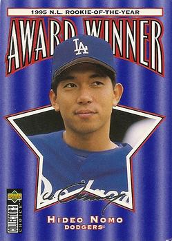 1996 Collector's Choice - Silver Signature #705 Hideo Nomo Front