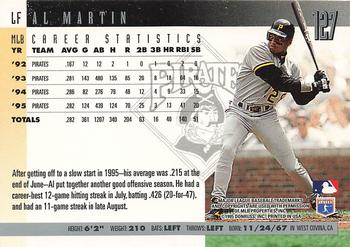 1996 Donruss #127 Al Martin Back