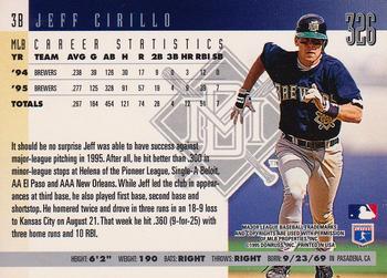 1996 Donruss #326 Jeff Cirillo Back