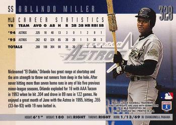 1996 Donruss #328 Orlando Miller Back
