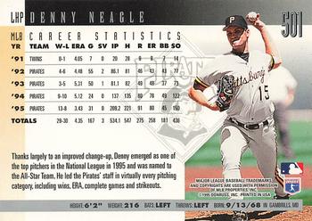 1996 Donruss #501 Denny Neagle Back