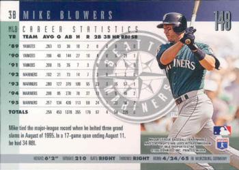 1996 Donruss #148 Mike Blowers Back