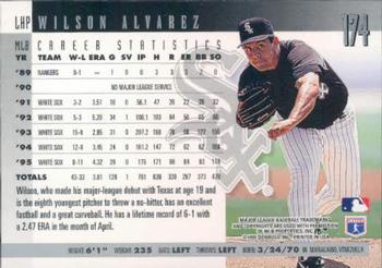 1996 Donruss #174 Wilson Alvarez Back