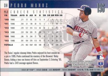 1996 Donruss #196 Pedro Munoz Back