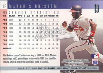 1996 Donruss #19 Marquis Grissom Back