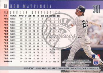 1996 Donruss #301 Don Mattingly Back