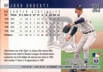 1996 Donruss #303 John Doherty Back