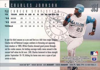1996 Donruss #313 Charles Johnson Back