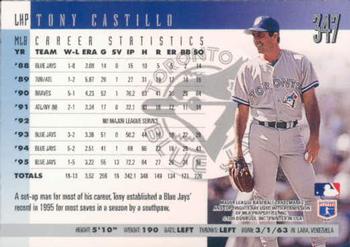 1996 Donruss #347 Tony Castillo Back