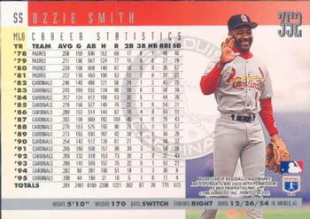 1996 Donruss #352 Ozzie Smith Back