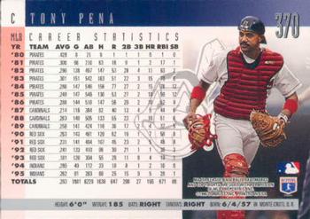 1996 Donruss #370 Tony Pena Back