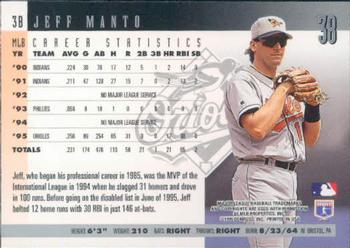 1996 Donruss #38 Jeff Manto Back