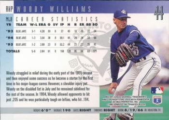1996 Donruss #44 Woody Williams Back