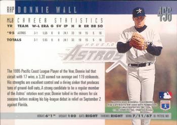 1996 Donruss #456 Donne Wall Back