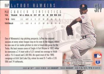 1996 Donruss #514 LaTroy Hawkins Back