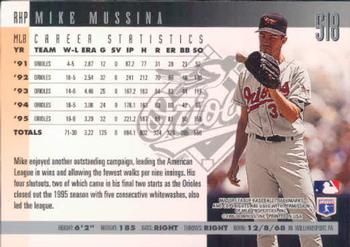 1996 Donruss #518 Mike Mussina Back