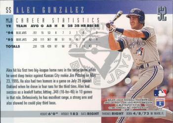 1996 Donruss #52 Alex Gonzalez Back