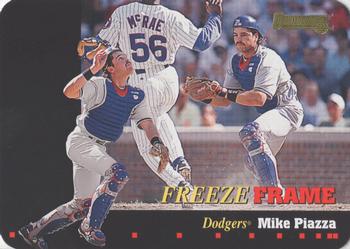 1996 Donruss - Freeze Frame #8 Mike Piazza Front