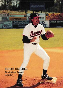 1990 Best #206 Edgar Caceres Front