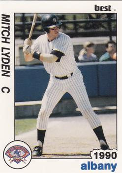1990 Best Albany-Colonie Yankees #11 Mitch Lyden  Front