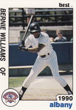 1990 Best Albany-Colonie Yankees #1 Bernie Williams  Front