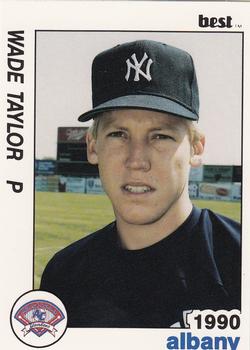 1990 Best Albany-Colonie Yankees #9 Wade Taylor  Front