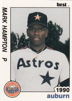 1990 Best Auburn Astros #14 Mark Hampton  Front
