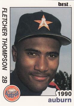 1990 Best Auburn Astros #18 Fletcher Thompson  Front