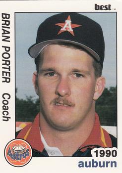 1990 Best Auburn Astros #21 Brian Porter Front