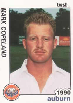 1990 Best Auburn Astros #24 Mark Copeland Front