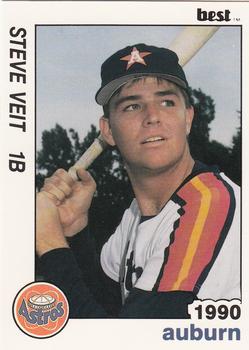 1990 Best Auburn Astros #3 Steve Veit  Front