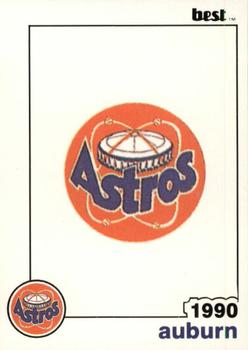 1990 Best Auburn Astros #25 Checklist  Front
