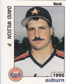 1990 Best Auburn Astros #4 David Wilson  Front