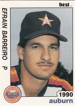 1990 Best Auburn Astros #5 Efrain Barreiro  Front