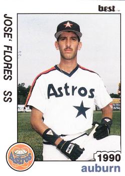 1990 Best Auburn Astros #6 Jose Flores Front