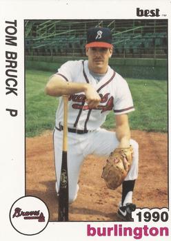 1990 Best Burlington Braves #5 Tom Bruck  Front