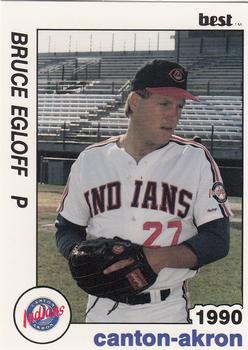 1990 Best Canton-Akron Indians #20 Bruce Egloff  Front