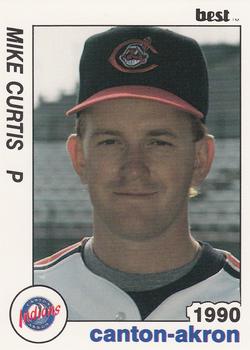 1990 Best Canton-Akron Indians #26 Mike Curtis  Front