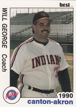 1990 Best Canton-Akron Indians #2 Will George Front